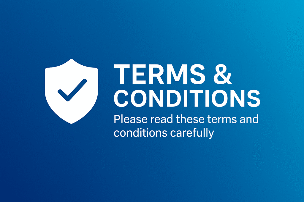 “Terms and Conditions ‘Please read these terms and conditions carefully’.”