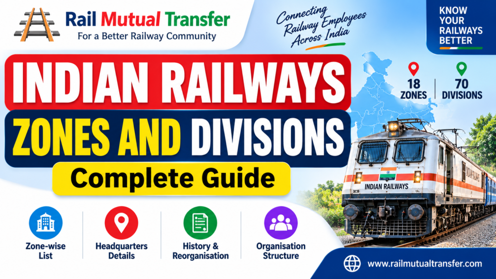 Indian Railways Zones and Divisions